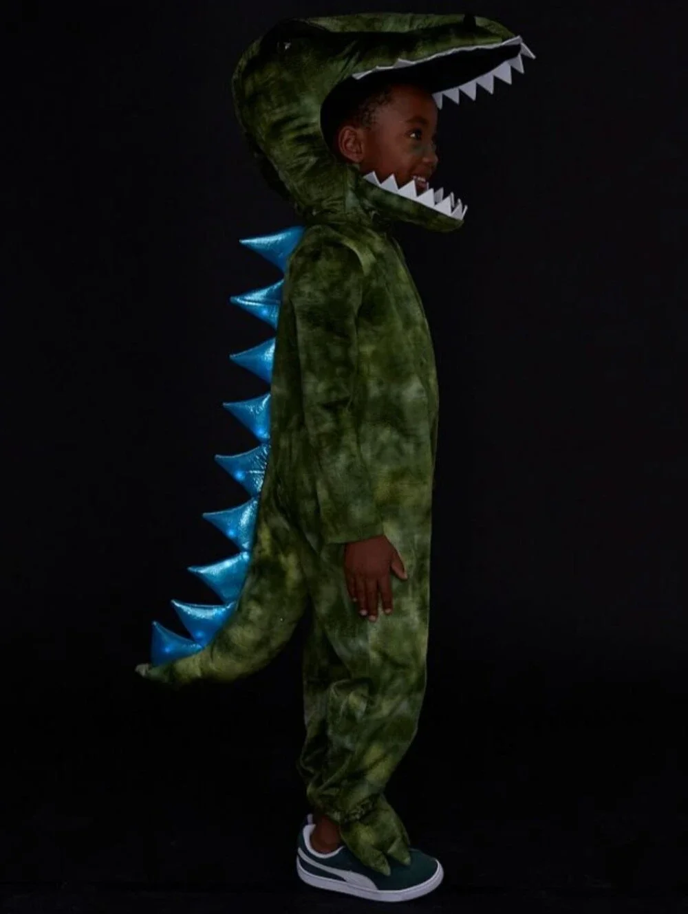 Pottery Barn Kids Size 4-6 Light-Up LED T-Rex Dinosaur Halloween Costume